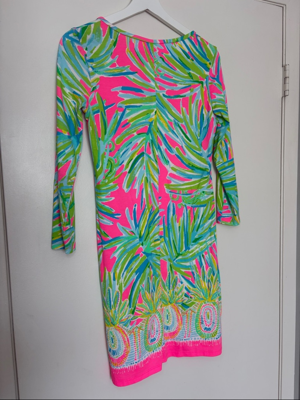 NEW Lilly Pulitzer Beacon Dress in Tiki Pink size XS - Picture 6 of 6